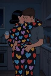 ai_generated grabbing_ass incest kissing kitchen milf mom_and_son mother pijama son sound tagme video your_mom