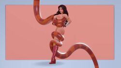 1girls 3d 3d_animation animated areolae asphyxiation big_breasts boots bracelets brown_hair choking coiling coils constriction crown dc dc_comics diana_prince kingocrsh nude nude_female snake struggling tagme text text_bubble video voice_acted wonder_woman wonder_woman_(series)