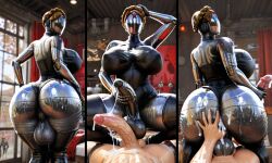 ai_generated atomic_heart cum futanari the_twins_(atomic_heart)