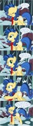 big_crotchboobs clothing cold comic crotchboobs dead_source english_text female flashequestria freezing frostbite huge_crotchboobs impossibly_large_crotchboobs milky_way_(mlp) my_little_pony nipples nude oc oc_only pony scarf solo solo_female text winter