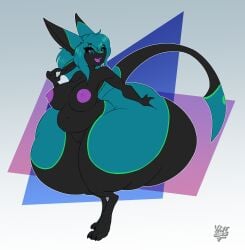 2025 3_fingers 3_toes 4_ears absurd_res anthro areola ass avali avian belly big_areola big_breasts big_butt big_hair black_arms black_belly black_body black_breasts black_claws black_face black_feathers black_legs black_sclera black_tail blue_body blue_eyes blue_feathers blue_hair breasts claws feather_hair feathers feet female fingers genitals green_body green_feathers hair hi_res huge_butt hyper hyper_butt multi_ear nipples nude nude_anthro nude_female pseudo_hair purple_areola purple_mouth purple_nipples purple_tongue pussy ralena/ralaku signature simple_background solo tail toes tongue vant_talon white_background wingless_avian