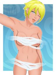 1girls anime anime_girl anime_style aza19 big_breasts big_nipples big_thighs blonde_hair blue_eyes cat_whiskers female naruko naruto naruto_(series) naruto_shippuden piercing piercings rule_63 selfie selfie_pose sexy_no_jutsu solo tongue_out uzumaki_naruto wink winking winking_at_viewer yellow_hair