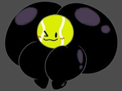 :3 ;3 ass_focus battle_for_dream_island bfdi big_ass blank_background blush blushing bubble_butt furry green_fur huge_ass hyper_ass lewdyoshyboy object_show object_shows shiny_ass simple_shading tagme tennis_ball tennis_ball_(bfdi) thick_thighs wide_hips wink winking