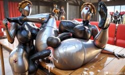 ai_generated atomic_heart cum feet futanari the_twins_(atomic_heart)