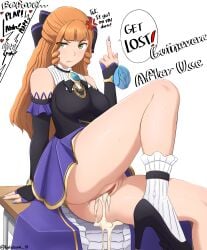 blush blushing_at_viewer cum cum_in_ass cum_in_pussy cum_inside guinevere guinevere_(mobile_legends) katatsumi_18_(artist) mlbb mobile_legends mobile_legends:_bang_bang neglect_play tsundere