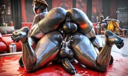 ai_generated atomic_heart cum feet futanari the_twins_(atomic_heart)