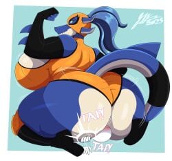 artjwink big_ass big_breasts breasts bubble_butt facesitting female furry huge_ass huge_breasts jwinkz tagme thick_thighs wide_hips