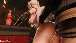3d_animation 7kamirei7 animated butt_jiggle from_behind preview tagme video yi_xuan_(zenless_zone_zero) yixuan_(zenless_zone_zero) zenless_zone_zero