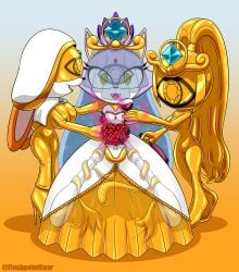 blaze_the_cat bodysuit bondage bouquet bridal_lingerie bridal_veil bride dubious_consent flashpoint_gear_(artist) flowers gold_(metal) helpless hobble_dress hypnosis hypnotic_accessory latex living_clothes love_potion mobian_(species) monoglove multiple_girls polished_bride polished_priestess posture_collar rose_(flower) smile sonic_(series) swirly_eyes tagme tentacle tiara treasured_drone vacant_stare vanilla_the_rabbit wedding_dress wedding_lingerie wedding_veil wine wine_bottle wine_glass x-ray_view