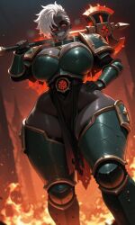 adeptus astartes from games workshop by daidouji (artist)