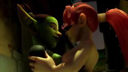2022 2girls 3d 3d_(artwork) 60fps alliance_(warcraft) animated aubreganimations blizzard_entertainment breast_press breasts breasts_out brown_hair female female/female female_only gnome gnome_(warcraft) goblin goblin_(warcraft) goblin_female goggles green_skin hi_res horde_(warcraft) kassioppiava kelsey_steelspark kul_tiras megs_dreadshredder multiple_girls munt_works music nipple_play nipples red_hair shortstack sound tagme topless topless_female video warcraft world_of_warcraft yuri_(dirty_pair)