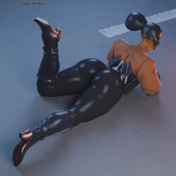 1girls 3d ass big_ass bubble_butt deadlock female haze_(deadlock) solo valve vonsvaigen