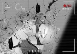 aohitsugi_samatoki blindfold bondage hypnosis_mic kidnapped male male_focus male_only partially_clothed recording restrained sex_toy sex_toy_in_ass tied_up