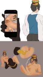 007n7 007n7_(forsaken) amberlance.frskn anal anal_sex big_breasts forsaken_(roblox) long_tongue on_back orgasm orgasm_from_anal phone phone_screen photo picture rimming rimming_male roblox spread_legs taph_(forsaken) yellow_tongue