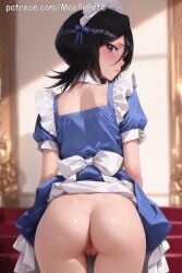 ai_generated anime beautiful beauty bleach blush blush breasts cleavage cute embarassed_nude_female embarrassed embarrassed_female embarrassed_nude_male eyes female flat_belly girl girly high_quality high_resolution highres human innocent kuchiki_rukia legs long_hair looking looking_at_viewer love maellepetite maid maid_apron maid_headdress maid_outfit maid_uniform medium_breasts naked nsfw nude nude_female nudity oil oiled oiled_body oiled_skin petite petite_body petite_female pose shiny_skin shy skinny skirt_lift skirt_pull skirt_up slim slim_waist small_breasts teenage_girl uncensored young