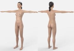1girls 3d 3d_model light-skinned_female light_skin max_payne max_payne_(game) mona_sax nude nude_female solo solo_female