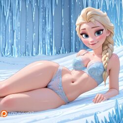 elsa (frozen) from disney by lazykiller07