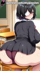 1girls 2025 ai_assisted ai_generated anime another artist_name ass ass big_ass big_breasts big_breasts big_breasts big_butt big_chest black_hair black_panties blurry blush booty breast breasts breasts breasts bubble_ass bubble_butt bust busty buttocks cameltoe chair chest classroom clothed_female curvy_ass curvy_butt cute_ass desk dress dress_lift firm_ass hi_res high_quality high_resolution highres jacket juicy_ass juicy_butt large_ass large_breasts legs_apart legs_spread looking_at_viewer looking_back misaki_mei on_desk open_legs panties patreon patreon_username perfect_ass pleated_skirt plump_ass red_eyes round_ass school_chair school_desk school_uniform sexy_ass shiny shiny_skin short_hair sitting skirt skypassion solo splayed_legs spread_legs stable_diffusion thick_thighs thighs tight_ass underwear voluptuous_ass watermark