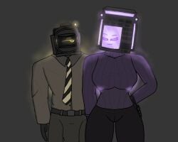 1boy 1boy1girl 1female ass ass big breasts breasts calculatorhead cock female huge large wide_hips