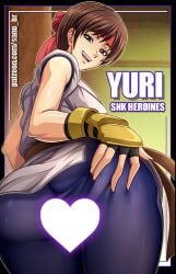1girls ahe_gao anus areola art_of_fighting ass ass_focus ass_grab big_ass big_butt breasts brown_hair cum cum_in_ass cum_on_ass female headband king_of_fighters nipples nude nude_female one_eye_closed plump_labia pussy red_headband sano-br short_hair sideboob snk solo solo_female spread_anus spread_ass sweat vagina yuri_sakazaki