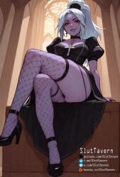 ai ai_generated animedrawing animegirl animemangagirl animestyle breasts curvy dota dota2 dota2fanart dota2girls dota2heroes dota_2 dotadragonsblood drow_ranger drow_ranger_(dota) female female_only gamecharacter gamefanart looking_at_viewer nude painting pencil photoshop sluttavern