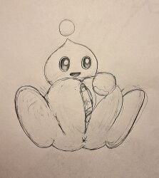 big_pussy chao_(sonic) huge_pussy hyper_pussy masturbation on_back plump_labia pussy pussy_juice pussy_juice_string request sega smile sonic_(series) sonic_the_hedgehog_(series) terminatormkii