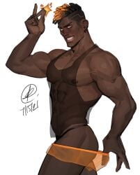 male male_only phoenix_(valorant) seansketches solo_male thong valorant