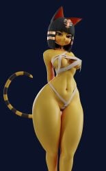 1girls ankha ankha_(animal_crossing) nonexternal solo_female tagme thick_thighs