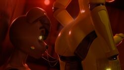 3d_(artwork) anal anthro ass blender_(artwork) blender_eevee blurred_background bodily_fluids breathing butt_focus chica_(fnaf) digital_media_(artwork) five_nights_at_freddy's freddy_(fnaf) genitals glistening glistening_body glistening_butt glistening_genitalia glistening_penis glowing glowing_eyes gynomorph gynomorph_anthro hi_res humanoid intersex intersex_anthro lgbt_pride lgbt_pride_month lilly_3d machine male oral orientation_play penis pride_color_flag pride_colors questionable_consent rainbow_flag rainbow_pride_flag rainbow_symbol rimming rimming_gynomorph robot robot_anthro robot_humanoid saliva saliva_string scottgames sex side_view steam steaming steaming_ass steaming_body sweat sweaty_butt transgender_pride_colors watermark