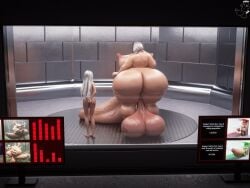 2futas areolae ass ass_bigger_than_head balls_bigger_than_head bbw belly breasts breasts_bigger_than_head fat futa_giantess futa_only futanari huge_ass huge_balls huge_belly huge_breasts huge_cock huge_feet huge_nipples hyper hyper_ass hyper_balls hyper_belly hyper_breasts hyper_nipples hyper_penis intersex light-skinned_futanari light_skin mini_giantess nier nier:_automata nipples nude nude_futanari obese obese_futa overweight overweight_futa popsicle rear_view renrenrew short_hair size_difference thick_thighs vore vore_belly white_hair yorha_2b yorha_a2