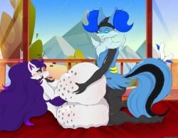 big_ass braixen bubble_butt dalilallana100 female furry huge_ass hyper_ass karter_(thixxen) pokemon pokemon_(species) sex tagme zoroark