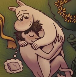 after_sex itsamehornio male/male moomin snufkin