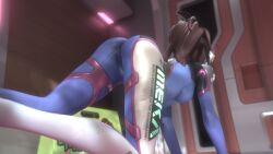 1girls 3d blizzard_entertainment clothed d.va female female_focus female_only fraxxlr overwatch overwatch_2 small_breasts teenager