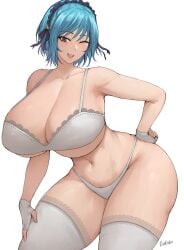 1girls artist_name artist_signature ass bangs bare_shoulders batako belly belly_bulge belly_button blue_hair blush bob_cut bra breasts chunky cleavage clenched_hand clenched_hands collarbone eyebrows eyelashes face fingerless_gloves frills gigantic_breasts gloves hair_ornament hairband hand_on_own_thigh hand_on_own_waist hips huge_ass huge_butt kurono_kurumu leaning_aside legs lips lipstick makeup navel open_mouth panties pink_lips png png_file pose purple_eyes rosario+vampire shiny shiny_ass shiny_body shiny_breasts shiny_butt shiny_clothes shiny_hair shiny_skin shonen_jump short_hair smile standing succubus thick_ass thick_eyebrows thick_eyelashes thick_thighs thick_waist thighhighs thighs underboob underwear upper_teeth upper_teeth_only voluptuous waist white_background white_bra white_gloves white_panties white_thighhighs wide_hips wink