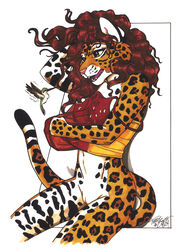 2004 anthro feline female fur furry high_resolution leopard mammal pinup pussy solo terrie_smith undressing