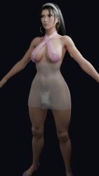 1futa 3d femdomgamer futa_only futanari kazama_jun model solo solo_futa t-pose tekken tekken_8