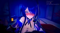 1boy 1boy1girl acheron_(honkai:_star_rail) animated blush blush breath caelus_(honkai:_star_rail) cowgirl_position cum_inside dialogue english_dialogue english_subtitles english_text english_voice_acting female female_domination female_on_top femdom holding_hands honkai:_star_rail kissing lecheryamoreva longer_than_2_minutes orgasm orgasm_face pinned pinned_to_wall pov pov_kiss purple_eyes purple_hair red_eyes sound sound_effects tagme tattoo tear video voice_acted white_hair white_skin yogora