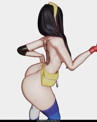 1girls 3d animated ass breasts carmine_(pokemon) no_sound pokemon rushzilla tagme turntable_(animation) video