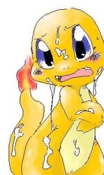 blush charmander cum doneru female feral nintendo pokémon_(species) pokemon pokemon_rgby reptile scalie shiny_charmander shiny_pokemon video_games