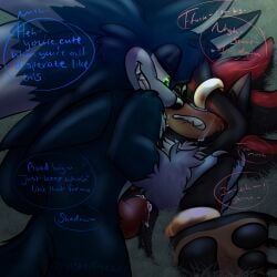 anal anal_sex anal_sex crying dialogue gay knot mnsterfxcker overstimulated overstimulation shadow_the_hedgehog size_difference sonadow sonic_(series) sonic_the_hedgehog sonic_the_hedgehog_(series) sonic_the_werehog tears teasing werehog