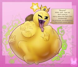 bigger_prey cabezilla mario_(series) mario_and_luigi_(series) princess_peach smaller_pred soft_vore starlow struggling struggling_prey unwilling unwilling_prey vore vore_belly