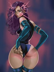 1girls ass big_ass female marvel psylocke solo tagme_(artist) wedgie x-men