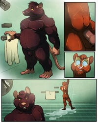 comic donryu furry furry_only gay male no_humans rat rodent