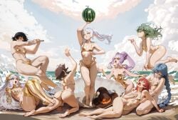 2d 2d_(artwork) 6+girls 8girls abs alternate_breast_size alternate_costume angry arched_back armpit_crease armpits armwear artistic artistic_nudity ass athletic athletic_female back_view bangs barcode barcode_on_butt barcode_tattoo barefoot beach bent_legs big_ass big_butt big_hips big_thighs birth_of_venus biting_lip black_eyes black_hair bleach bleach:_the_thousand-year_blood_war blue_eyes blue_hair blue_sky bocchi_the_rock! boobs booty braid braided_hair breasts brown_hair butt child_bearing_hips choker clam closed_mouth clothed_female clouds crab crossover crying crying_with_eyes_open curvaceous curvaceous_body curvaceous_female curvaceous_figure curvaceous_hips curvy curvy_body curvy_female curvy_figure curvy_hips dark_hair dat_ass demon demon_girl detailed earrings elegant elf elf_ears elf_female elf_girl fallen_angel fate/strange_fake fate_(series) female female_focus female_only fine_art fine_art_parody fit fit_female flat_chest flat_chested food francesca_prelati_(fate) frieren frieren_beyond_journey's_end frilled_bikini front_view fruit gloves gold_bikini golden_bikini golden_week green_eyes green_hair grey_hair high_resolution highleg highleg_bikini highleg_panties highres holding_food huge_ass huge_butt huge_hips huge_thighs kinohara_kossuta kita_ikuyo kono_subarashii_sekai_ni_shukufuku_wo! konosuba large_ass large_butt large_hips large_thighs legs legs_together legwear light-skinned_female light_body light_skin long_hair looking_up masterpiece medium_hair megumin multiple_females multiple_girls muscular muscular_female mushoku_tensei navel no_sex non-nude ocean one-piece_swimsuit one-punch_man open_mouth outdoors outside overlord_(maruyama) pale-skin pale-skinned_female pale_skin panties parody petite petite_body petite_breasts petite_female ponytail pout public_domain pupilless_eyes raised_arm red_hair redhead reference revealing_clothes ribbon round_ass round_butt roxy_migurdia sad shalltear_bloodfallen shinigami shiny_clothes shiny_skin short_hair side-tie_bikini side-tie_panties skindentation small_breasts small_tits soifon soles sousou_no_frieren stepped_on striped striped_bikini striped_clothing striped_panties sui-feng surprised swimsuit tatsumaki tearing_up tears thick_ass thick_butt thick_thighs thigh_gap thighhighs thighs thong thong_bikini tits toes toned toned_body toned_female toned_stomach tummy twintails two-piece_swimsuit vampire vampire_girl violet_hair watermelon white-skinned_female white_hair white_skin wide_ass wide_hipped_female wide_hips wide_thighs witch_hat