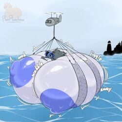 big_breasts breasts char_(nonarycubed) cleavage female furry huge_breasts hyper_breasts macro nipples plumplumchime thick_thighs wide_hips