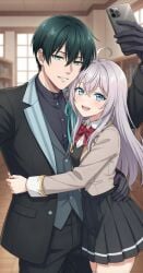ai_generated alisa_mikhailovna_kujou blue_lock crossover itoshi_rin tokidoki_bosotto_russian_de_dereru_tonari_no_alya-san
