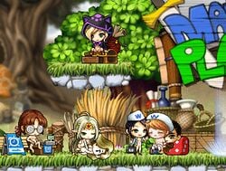 accurate_art_style animated athena_pierce cody_(maplestory) lucia_(maplestory) maple_administrator maplestory ms._appropriation pixel_animation pixel_art rina_(maplestory) rpgkid sprite