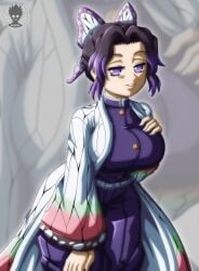 1girls 2025 2d 2d_(artwork) 2d_art 2d_artwork artist_logo artist_name artist_signature asian asian_clothing asian_female belt black_and_purple_hair boobies boobs breasts button_(fastener) clothed clothed_female clothes clothing dated demon_slayer demon_slayer_uniform digital_art digital_drawing_(artwork) digital_media digital_media_(artwork) digital_painting_(artwork) fanart female female_focus female_human female_only female_solo hand_on_breast hand_on_own_boob hand_on_own_breast hand_on_own_chest hand_on_own_tit haori hourglass_figure hourglass_figured_female human_only japanese japanese_clothes japanese_clothing japanese_female kimetsu_no_yaiba kochou_shinobu leaning_forward looking_aside looking_aside_at_viewer looking_at_viewer purple_eyes purple_eyes_female round_boobs round_breasts round_tits shiny shiny_boobs shiny_breasts shiny_clothes shiny_eyes shiny_hair shiny_skin shiny_tits smile smile_at_viewer smiley_face smiling smiling_at_viewer solo solo_female solo_focus suture_art tagme tits titties two-tone_hair two_tone_hair voluptuous voluptuous_body voluptuous_female watermark white_belt