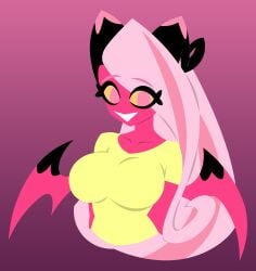 1girls 2026 2d 2d_(artwork) 2d_artwork big_breasts breasts clothed clothed_female clothing crossover demon demon_girl demon_horns demon_wings digital_media_(artwork) egor418 equestria_girls eyebrows female female_only fluttershy_(eg) fully_clothed fully_clothed_female hellaverse horn horns my_little_pony pink-haired_female pink-skinned_female pink_body pink_eyebrows pink_hair pink_hair_female pink_skin shirt solo spindlehorse_toons succubus succubus_horns succubus_wings t-shirt t_shirt tshirt upper upper_body upper_body_focus upper_body_only vivienne_medrano vivziepop wings