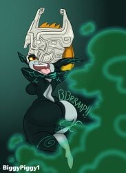 bubble_butt fart fart_cloud fart_fetish farting imp imp_midna looking_back midna nintendo shortstack sideboob the_legend_of_zelda the_legend_of_zelda:_twilight_princess tongue tongue_out wide_hips